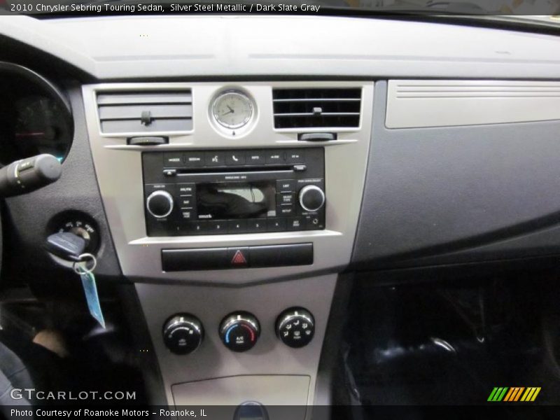 Silver Steel Metallic / Dark Slate Gray 2010 Chrysler Sebring Touring Sedan