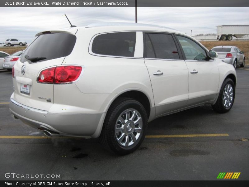 White Diamond Tricoat / Cashmere/Cocoa 2011 Buick Enclave CXL