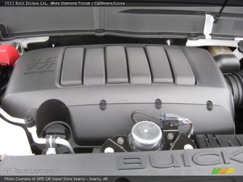 White Diamond Tricoat / Cashmere/Cocoa 2011 Buick Enclave CXL