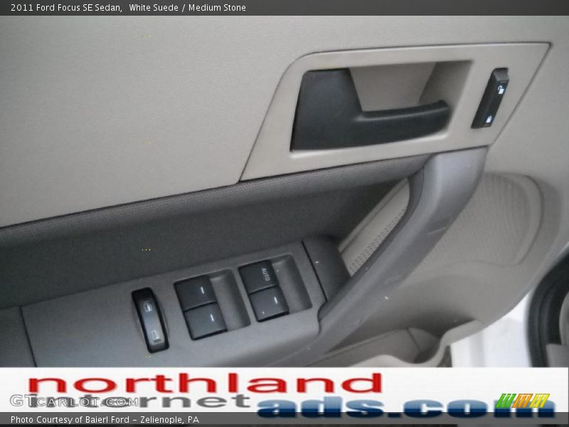White Suede / Medium Stone 2011 Ford Focus SE Sedan