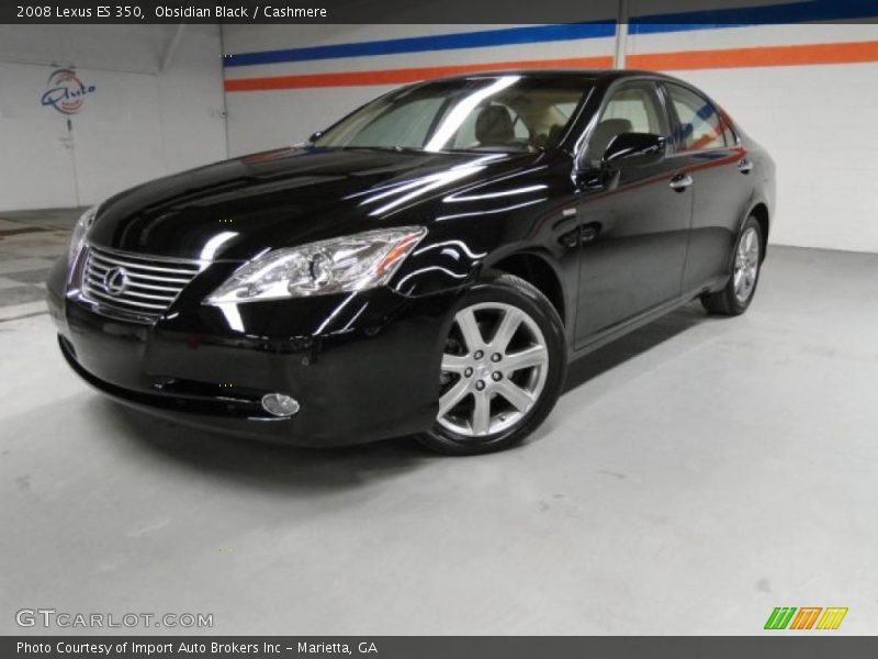 Obsidian Black / Cashmere 2008 Lexus ES 350
