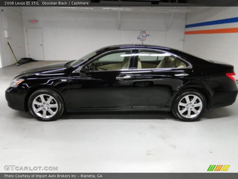 Obsidian Black / Cashmere 2008 Lexus ES 350