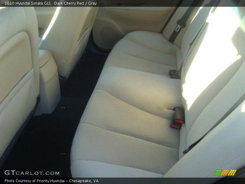 Dark Cherry Red / Gray 2010 Hyundai Sonata GLS