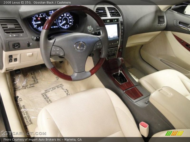 Obsidian Black / Cashmere 2008 Lexus ES 350