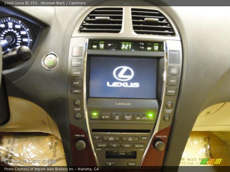 Obsidian Black / Cashmere 2008 Lexus ES 350