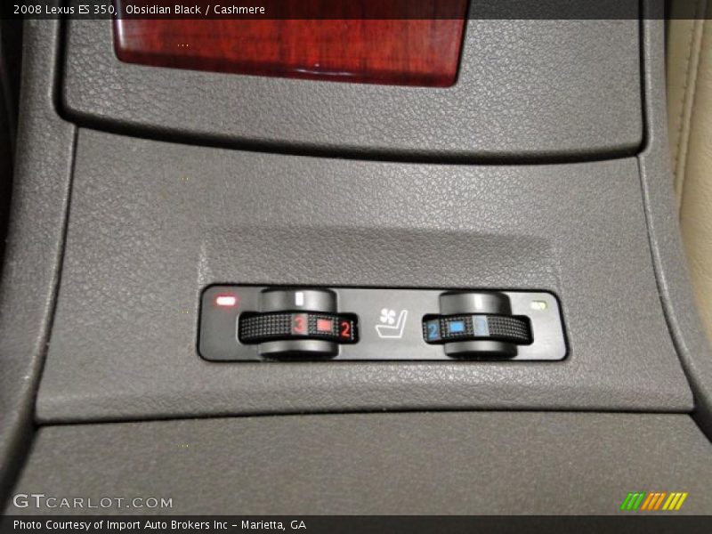 Obsidian Black / Cashmere 2008 Lexus ES 350
