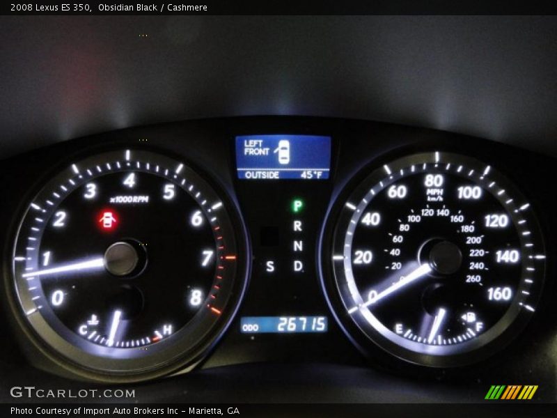 Obsidian Black / Cashmere 2008 Lexus ES 350