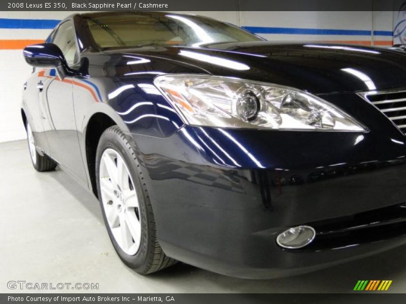 Black Sapphire Pearl / Cashmere 2008 Lexus ES 350