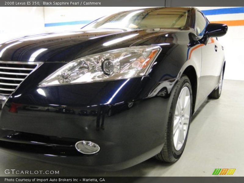 Black Sapphire Pearl / Cashmere 2008 Lexus ES 350