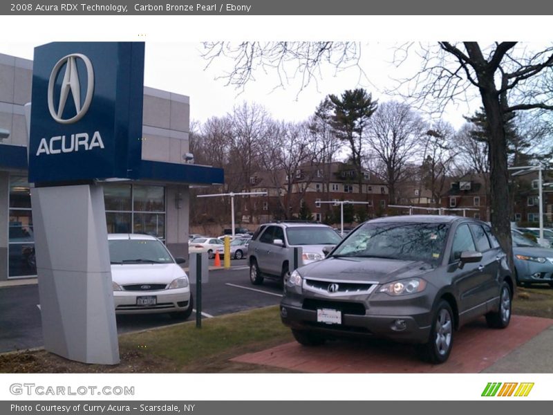 Carbon Bronze Pearl / Ebony 2008 Acura RDX Technology