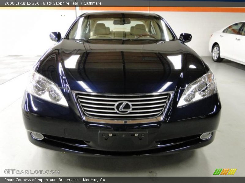 Black Sapphire Pearl / Cashmere 2008 Lexus ES 350