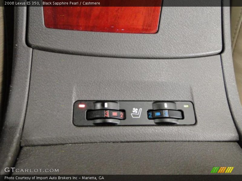 Black Sapphire Pearl / Cashmere 2008 Lexus ES 350