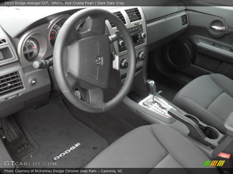 Inferno Red Crystal Pearl / Dark Slate Gray 2010 Dodge Avenger SXT