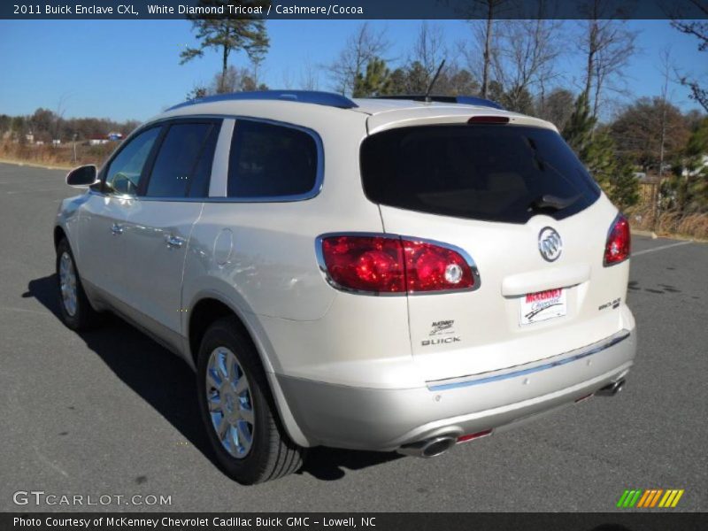 White Diamond Tricoat / Cashmere/Cocoa 2011 Buick Enclave CXL