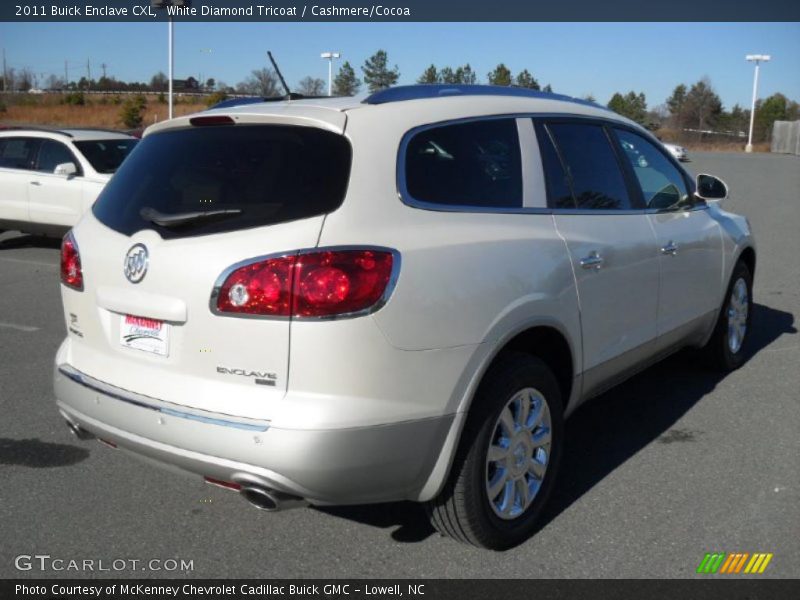 White Diamond Tricoat / Cashmere/Cocoa 2011 Buick Enclave CXL