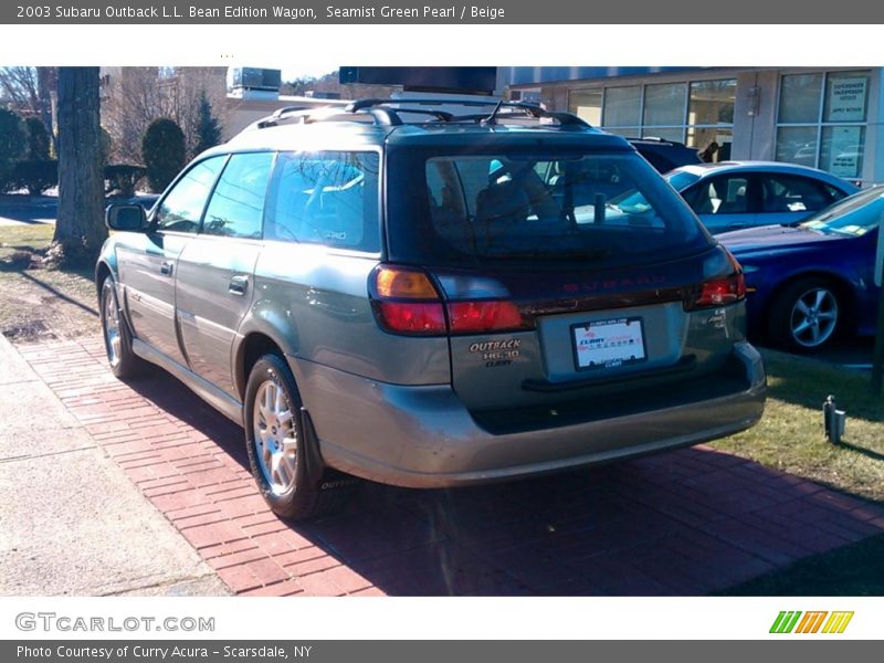Seamist Green Pearl / Beige 2003 Subaru Outback L.L. Bean Edition Wagon