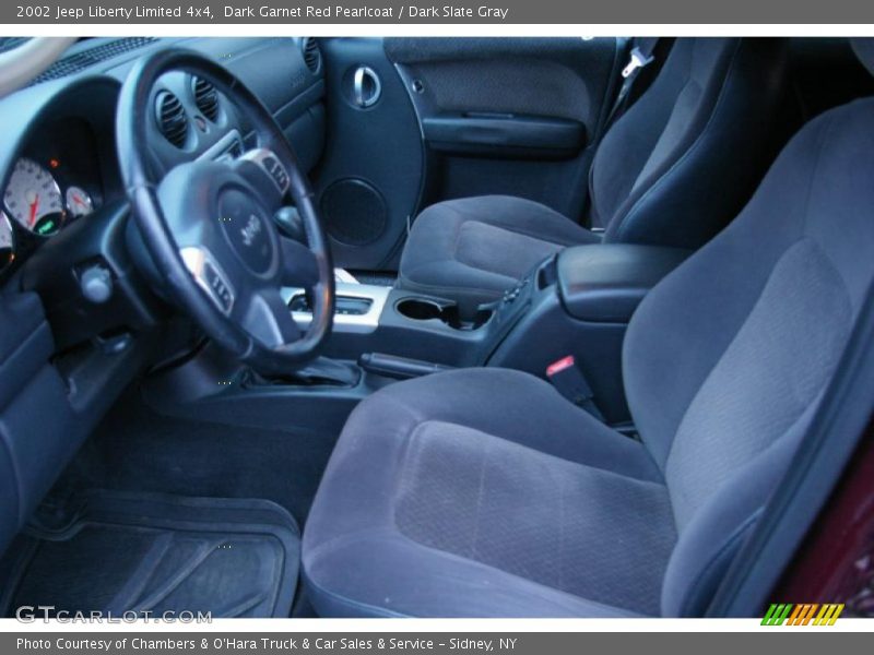 Dark Garnet Red Pearlcoat / Dark Slate Gray 2002 Jeep Liberty Limited 4x4