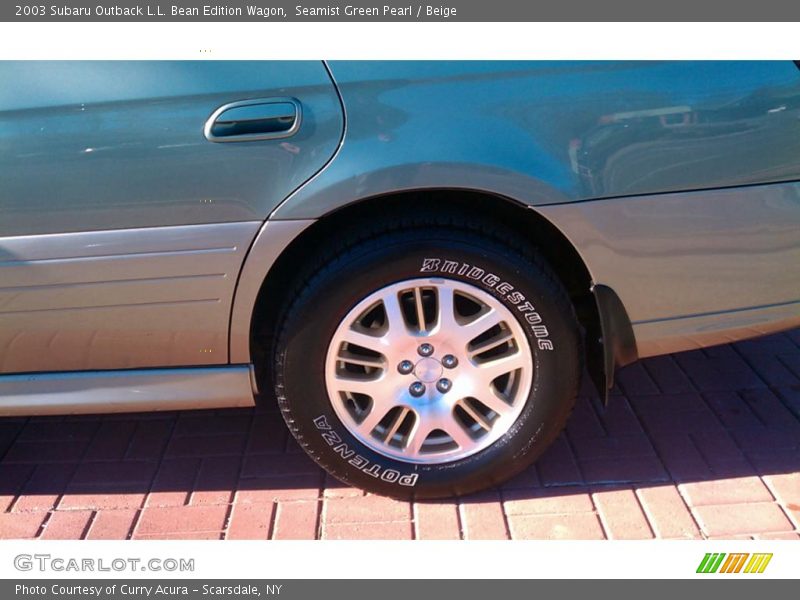 Seamist Green Pearl / Beige 2003 Subaru Outback L.L. Bean Edition Wagon