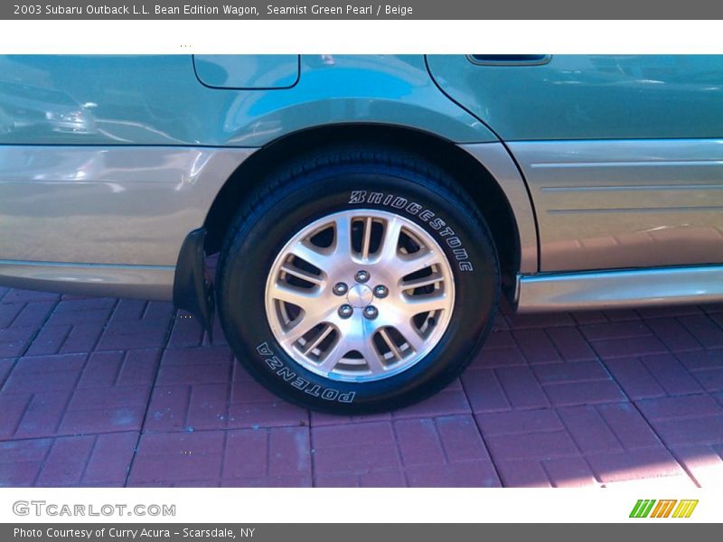 Seamist Green Pearl / Beige 2003 Subaru Outback L.L. Bean Edition Wagon
