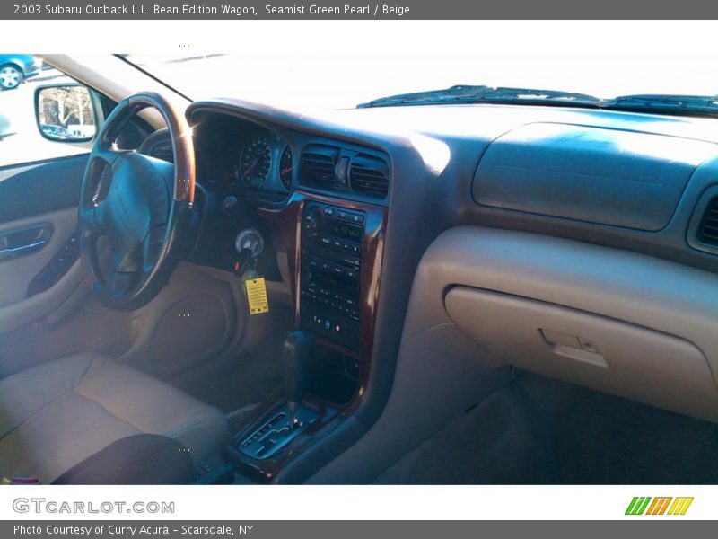 Seamist Green Pearl / Beige 2003 Subaru Outback L.L. Bean Edition Wagon