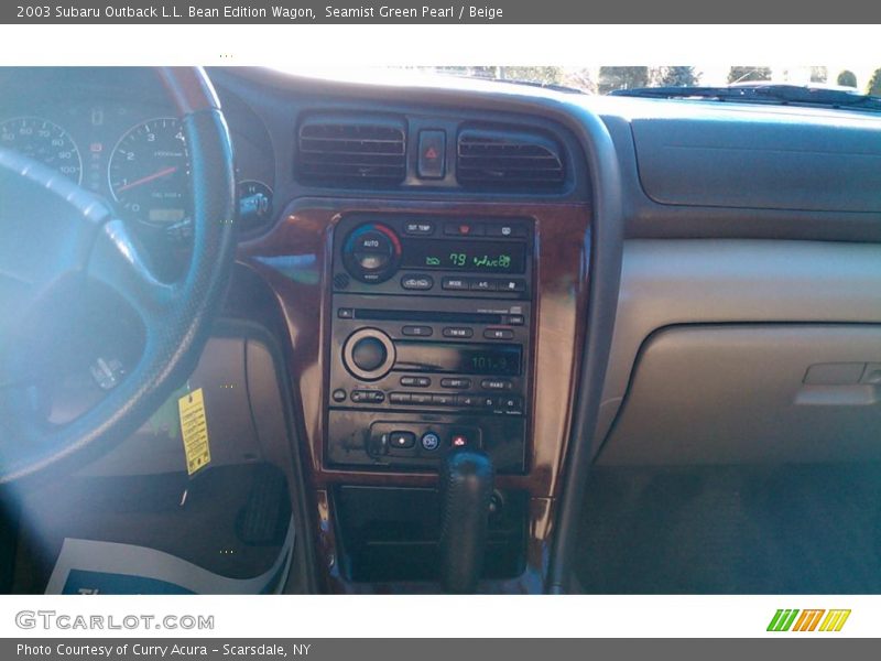 Seamist Green Pearl / Beige 2003 Subaru Outback L.L. Bean Edition Wagon