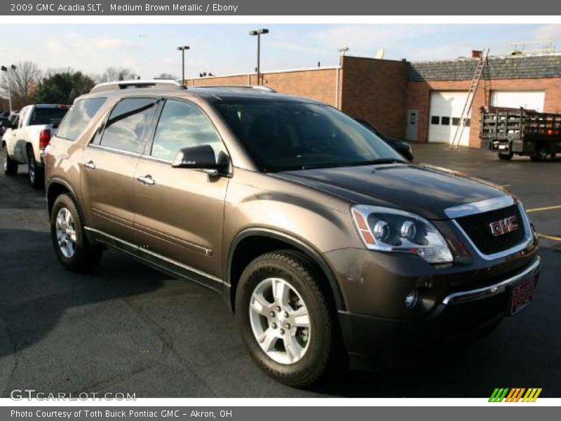 Medium Brown Metallic / Ebony 2009 GMC Acadia SLT