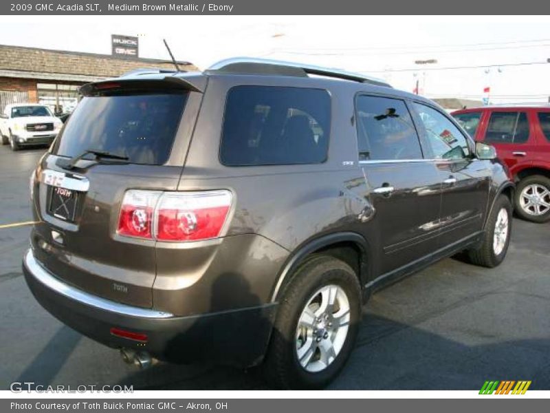Medium Brown Metallic / Ebony 2009 GMC Acadia SLT