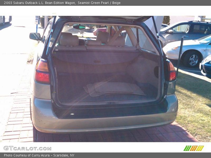 Seamist Green Pearl / Beige 2003 Subaru Outback L.L. Bean Edition Wagon