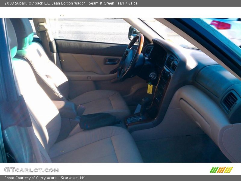 Seamist Green Pearl / Beige 2003 Subaru Outback L.L. Bean Edition Wagon