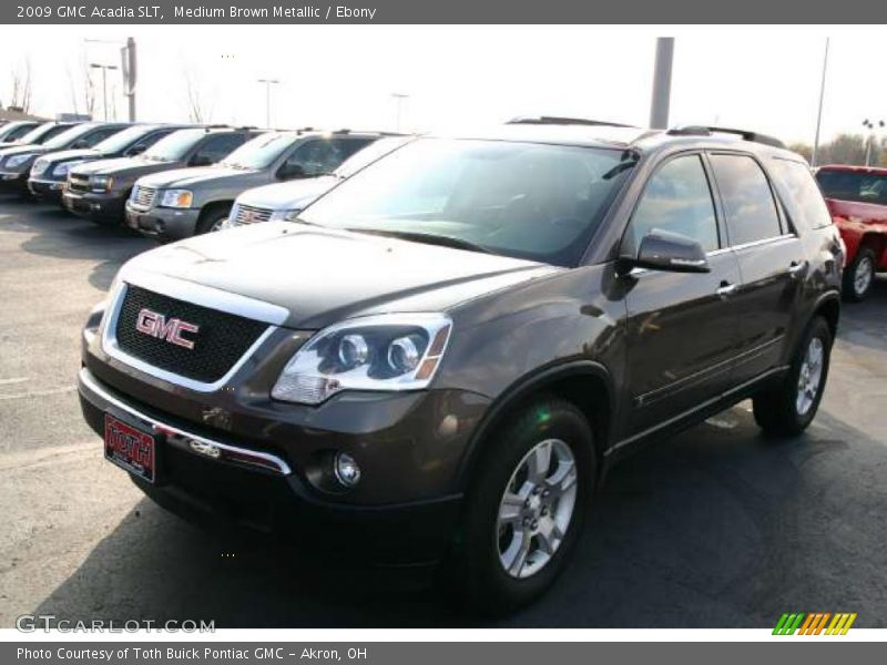 Medium Brown Metallic / Ebony 2009 GMC Acadia SLT
