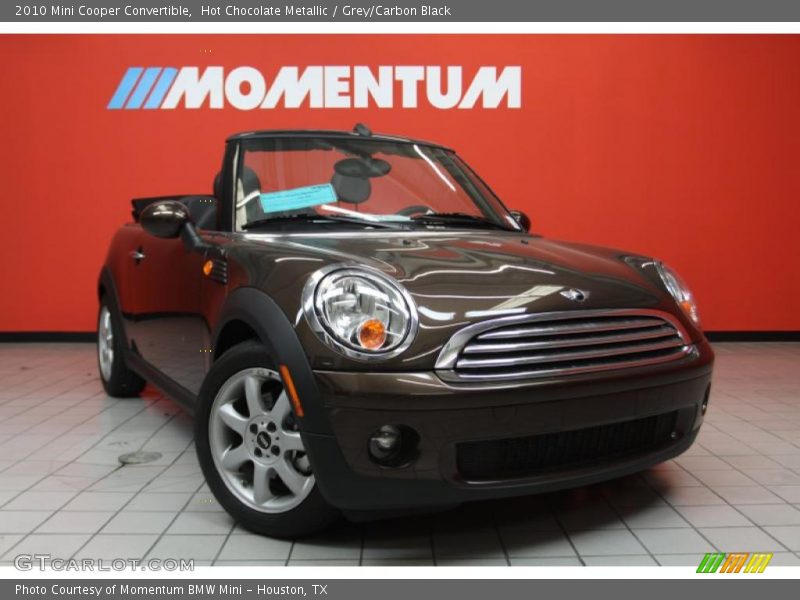 Hot Chocolate Metallic / Grey/Carbon Black 2010 Mini Cooper Convertible