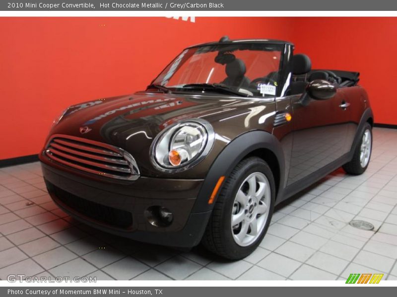 Hot Chocolate Metallic / Grey/Carbon Black 2010 Mini Cooper Convertible