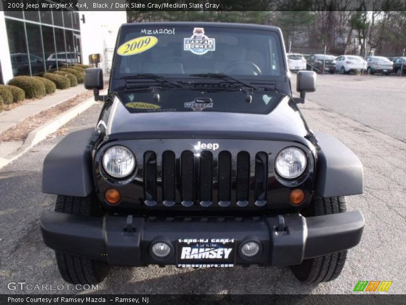Black / Dark Slate Gray/Medium Slate Gray 2009 Jeep Wrangler X 4x4