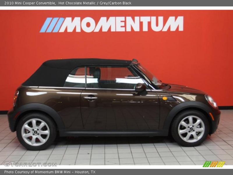 Hot Chocolate Metallic / Grey/Carbon Black 2010 Mini Cooper Convertible