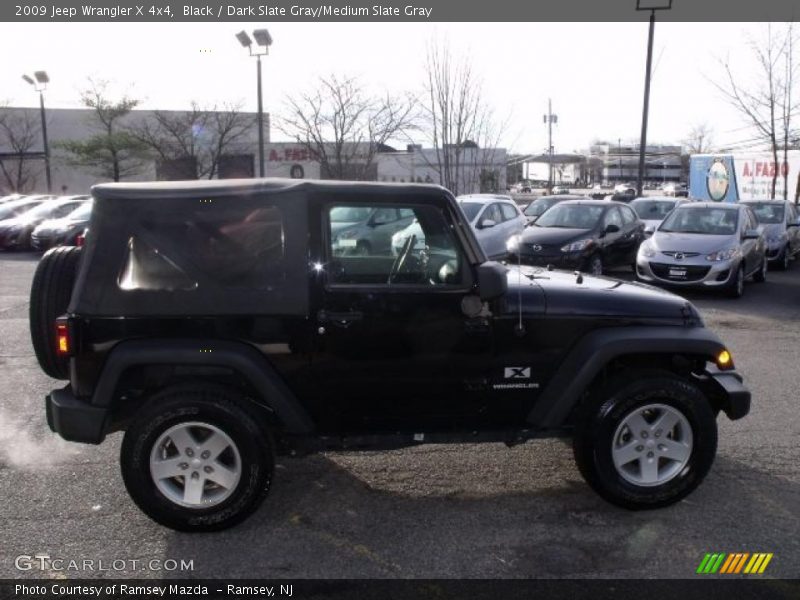 Black / Dark Slate Gray/Medium Slate Gray 2009 Jeep Wrangler X 4x4