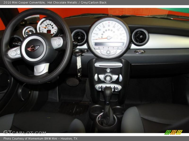 Hot Chocolate Metallic / Grey/Carbon Black 2010 Mini Cooper Convertible