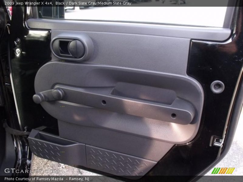 Black / Dark Slate Gray/Medium Slate Gray 2009 Jeep Wrangler X 4x4