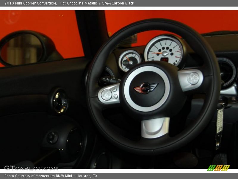 Hot Chocolate Metallic / Grey/Carbon Black 2010 Mini Cooper Convertible