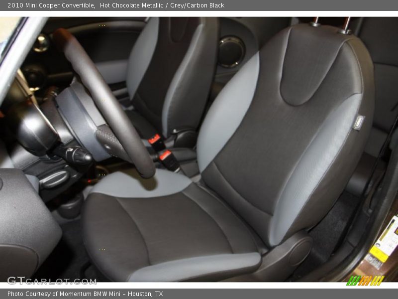 Hot Chocolate Metallic / Grey/Carbon Black 2010 Mini Cooper Convertible