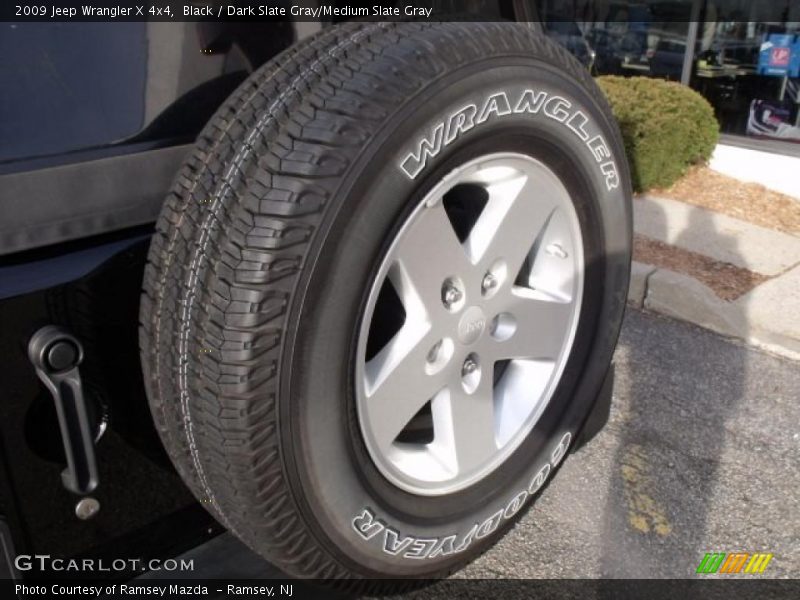 Black / Dark Slate Gray/Medium Slate Gray 2009 Jeep Wrangler X 4x4