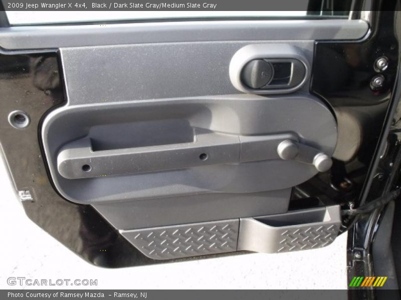 Black / Dark Slate Gray/Medium Slate Gray 2009 Jeep Wrangler X 4x4