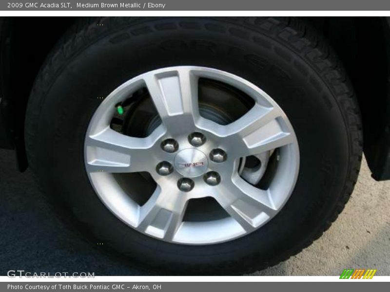 Medium Brown Metallic / Ebony 2009 GMC Acadia SLT