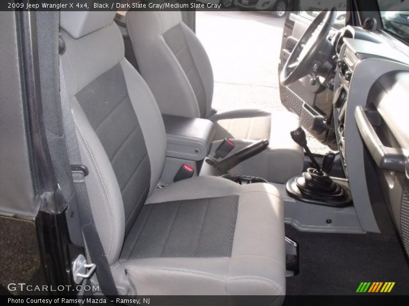 Black / Dark Slate Gray/Medium Slate Gray 2009 Jeep Wrangler X 4x4