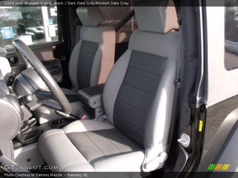 Black / Dark Slate Gray/Medium Slate Gray 2009 Jeep Wrangler X 4x4