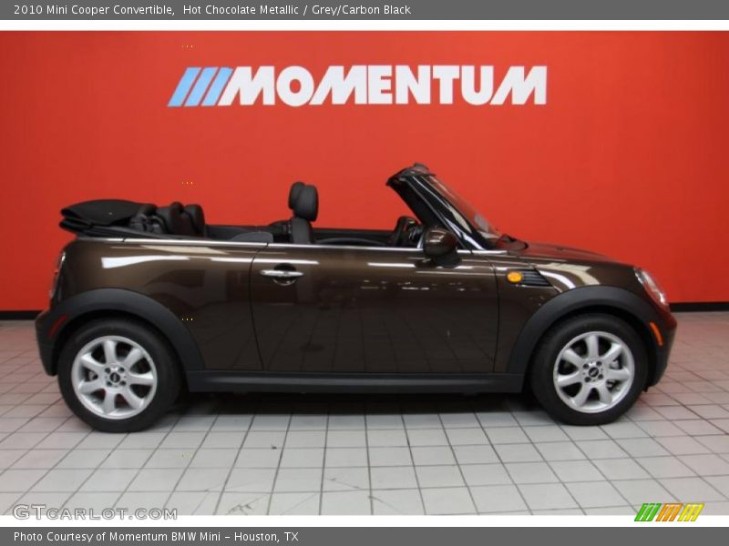 Hot Chocolate Metallic / Grey/Carbon Black 2010 Mini Cooper Convertible