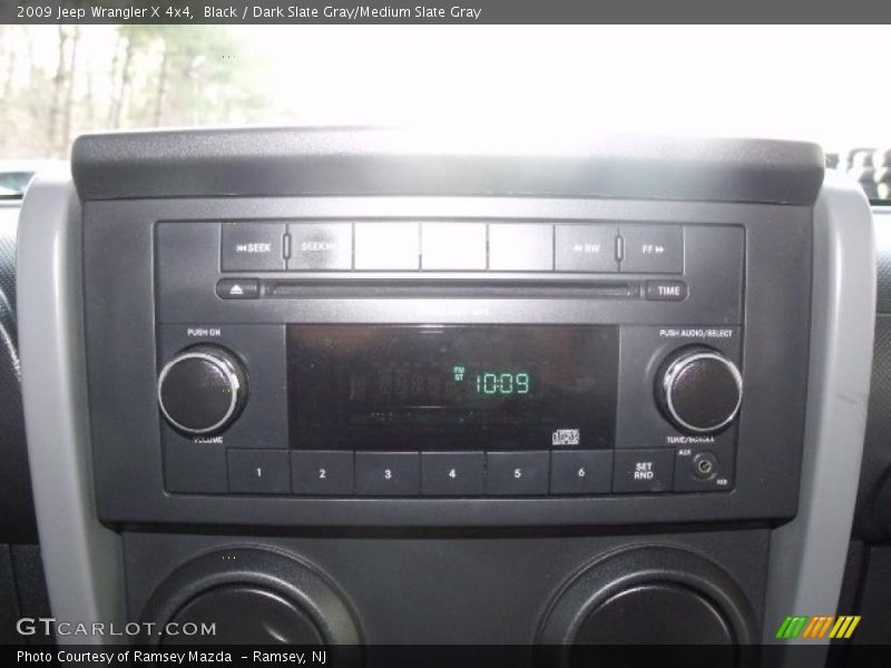 Black / Dark Slate Gray/Medium Slate Gray 2009 Jeep Wrangler X 4x4