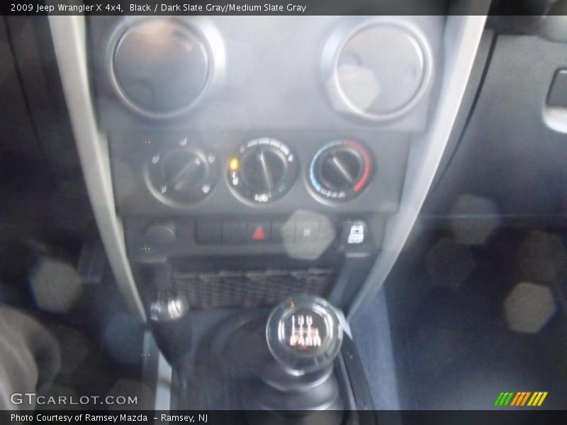Black / Dark Slate Gray/Medium Slate Gray 2009 Jeep Wrangler X 4x4