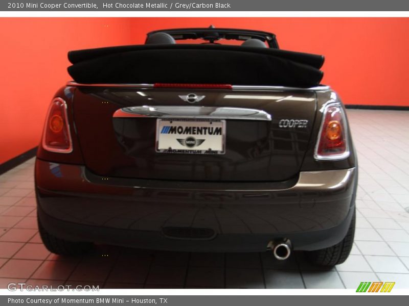 Hot Chocolate Metallic / Grey/Carbon Black 2010 Mini Cooper Convertible