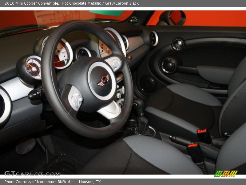 Hot Chocolate Metallic / Grey/Carbon Black 2010 Mini Cooper Convertible