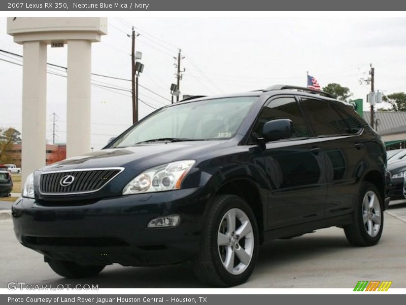 Neptune Blue Mica / Ivory 2007 Lexus RX 350
